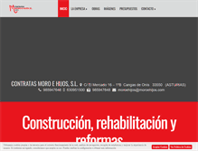 Tablet Screenshot of contratasmoroehijos.com